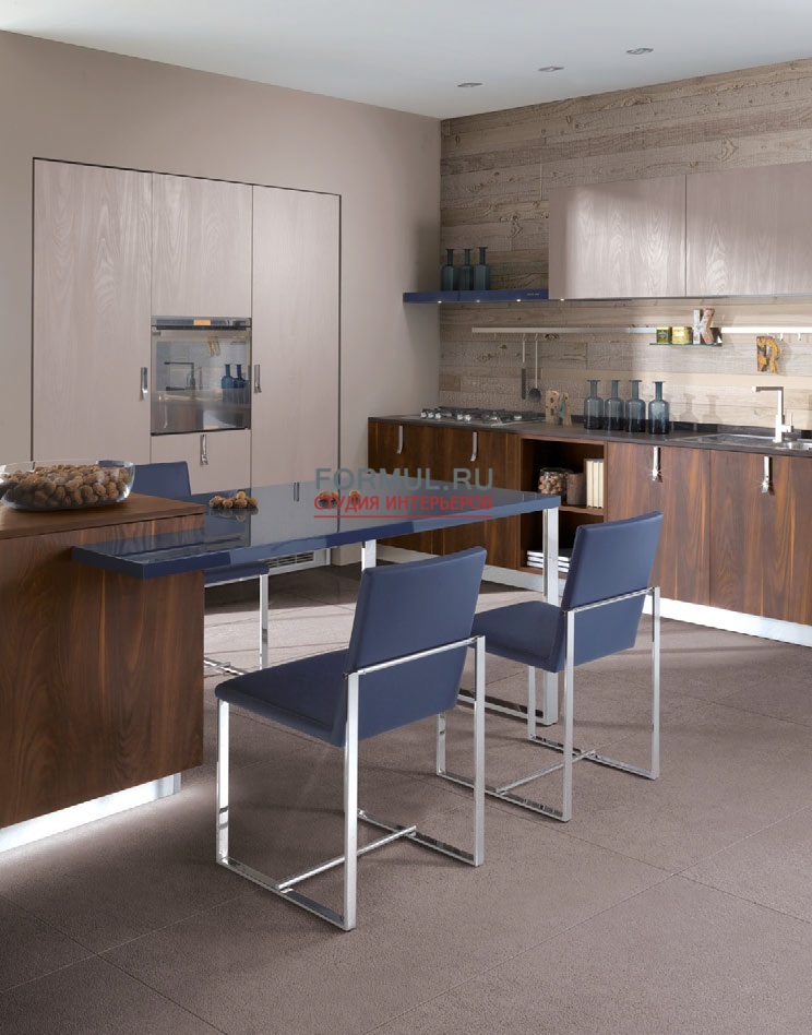 Кухня Berloni Sunny Woody Noce Tabacco